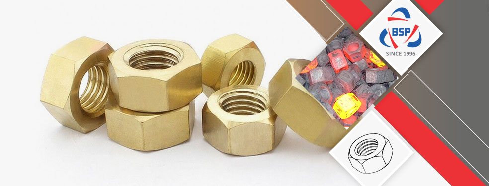 Copper Nickel 90 / 10 Hex Nuts Copper Nickel 90 / 10 Hex Nuts